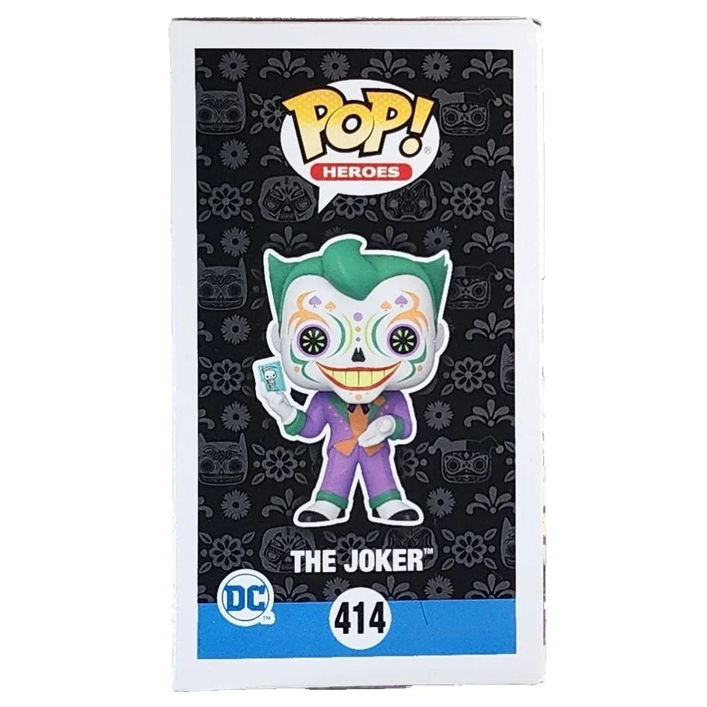 Funko Pop! Vinyl: The Joker DC Super Heroes Dia de Los Muertos #414 Figure New